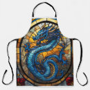 Search for chinese year aprons Dragon