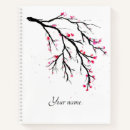 Search for cherry blossom design notebooks Cute