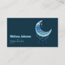 Recherche de clair de lune cartes visite Aquarelle