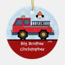 Search for firetruck ornaments Red