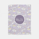 Search for purple unicorn blankets Girls