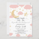 Recherche de star baby shower invitations Lune de croissant