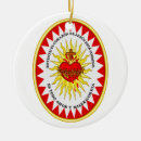 Search for sacred heart ornaments Jesus