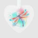 Search for dragonfly ornaments Watercolor