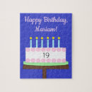 Search for happy birthday cake puzzles Blue