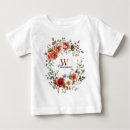 Search for floral baby shirts Wreath