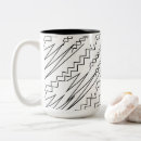 Recherche de zigzag noir et blanc tasses Chevron