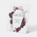 Search for halloween wedding tabletop signs Hallowedding