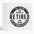 Search for retirement binders Retiree