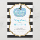 Search for gold baby boy shower invitations Blue and gold