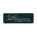 Search for graduation announcement return address labels Modern