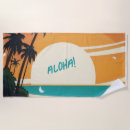 Recherche de hawaiian serviettes de plage Aloha