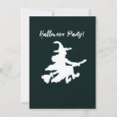 Search for flying witch invitations Spooky