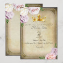 Search for crown wedding invitations Princess