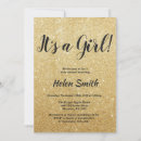 Search for glamour baby shower invitations Modern