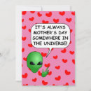 Recherche de alien vert invitations Drôle
