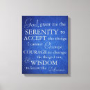 Search for serenity prayer canvas prints Spiritual