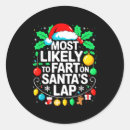 Search for lap top stickers Santa's