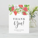 Search for strawberry thank you cards Floral