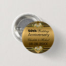 Search for 50th wedding anniversary buttons Couple
