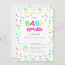 Search for rainbow sprinkles invitations Mother to be