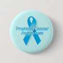 Search for prostate cancer buttons Blue