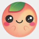 Search for kawaii peach stickers Fruit