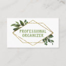 Search for professional organizer business cards Consultant