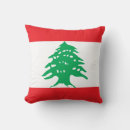 Recherche de liban coussins Drapeau