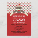 Search for sock monkey birthday invitations Brown