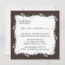 Search for chocolate square invitations Elegant