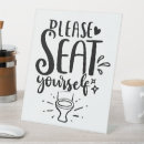 Search for funny bathroom signs Please seat yourself