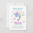 Search for dolphin birthday invitations Girl
