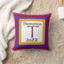 Recherche de lettre t monogramme coussins Coloré