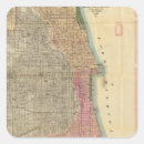 Search for map of chicago stickers Illinois