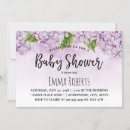 Search for purple hydrangea invitations Girl