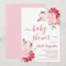 Recherche de rouge baby shower fille invitations Mother to be