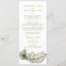 Search for peacock menus Vintage