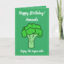 Search for funny vegan cards Broccoli