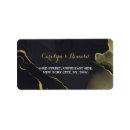 Search for gold calligraphy return address labels Glitter