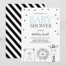 Search for blue safari baby shower invitations Zoo