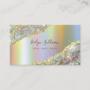 Search for holographic foil business cards Makeup artist