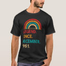 Search for born in 1951 tshirts Legend