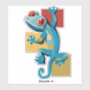 Recherche de lézard bleu autocollants Mignon