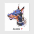 Search for doberman pinscher stickers Canine