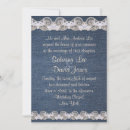 Search for denim wedding invitations Lace