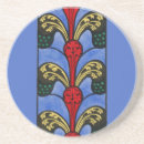 Search for stained glass coasters Botanical