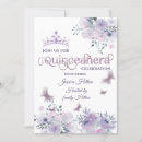 Recherche de butterfly quince invitations Floral