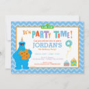 Search for cookie monster birthday invitations Party