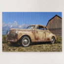Recherche de voiture rouillée puzzles Vintage